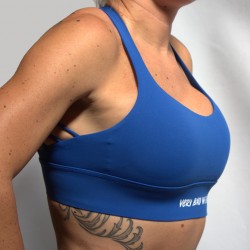 Brassière sport bleu électrique ISABEL | VERY BAD WOD