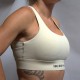 Sport bra HELEN model white cream | VERY BAD WOD