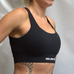 Sport bra HELEN model black | VERY BAD WOD