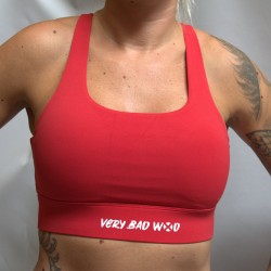 Sport bra HELEN model red | VERY BAD WOD