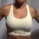 Sport bra EVA model ivory white | VERY BAD WOD