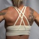 Sport bra EVA model ivory white | VERY BAD WOD