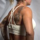 Sport bra EVA model ivory white | VERY BAD WOD