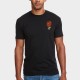 T-Shirt Homme FLOOR ON FIRE noir | JUSTHANG