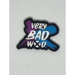 BRUSH black 3D PVC velcro patch | VERY BAD WOD