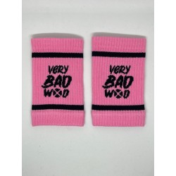 Bandes de poignet absorbantes - SWEATBANDS rose clair| VERY BAD WOD