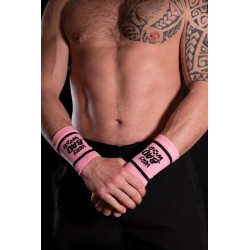 Bandes de poignet absorbantes - SWEATBANDS rose clair| VERY BAD WOD