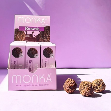 Boite de 3 Energy Balls MONKA BALLS - BROWNIE | MONKA