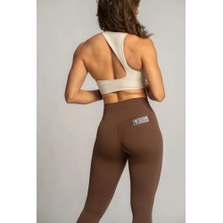 Legging Femme LILY marron | BARBELL REGIMENT