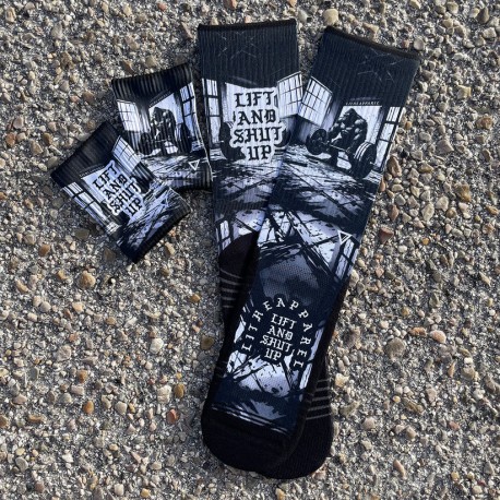 Chaussettes sport noires LITHE Lift and Shut up – Cross Training