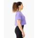 Crop top respirant anti-odeur pour fitness violet Wisteria