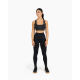 Zoom sur la taille haute gainante du legging noir – legging taille haute noir