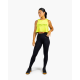 Tank crop top VELITES HOLO vert FERN – Technique & respirant