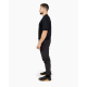 Jogging noir homme femme VELITES avec taille ajustable