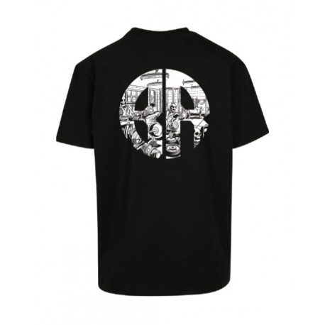 T-Shirt noir GYM RATS | BARBELL REGIMENT
