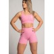 Short Femme KIMY rose light | BARBELL REGIMENT