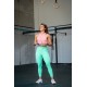 Legging Femme SOFY vert flashy | BARBELL REGIMENT