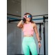 Legging Femme SOFY vert flashy | BARBELL REGIMENT
