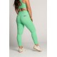 Legging Femme SOFY vert flashy | BARBELL REGIMENT