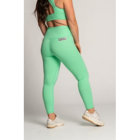 Legging Femme SOFY vert flashy | BARBELL REGIMENT