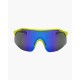 Lunettes Velites Raptor Neon Vert-Bleu UV400 Sport