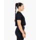 Crop top sport femme HOLO noir CrossFit 2025 VELITES