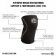 5 mm pair of Knee Sleeves Black and Carbon | REHBAND