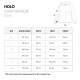 Crop Hoodie femme CrossFit® Games 25 noir Velites