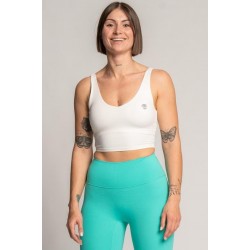 Brassière femme sport Alessia blanche – Barbell Regiment