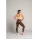 Brassière femme sport Alessia pêche – Barbell Regiment