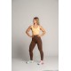 Brassière femme sport Alessia pêche – Barbell Regiment