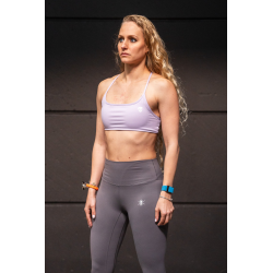 Brassière femme sport Ciara violette - Barbell Regiment