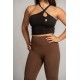 Brassière femme sport Diana noire - Barbell Regiment
