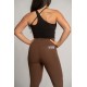 Brassière femme sport Diana noire - Barbell Regiment