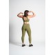 Brassière femme sport Regina vert army – Barbell Regiment
