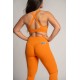 Brassière Kamila Barbell Regiment orange maintien intense