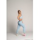 Legging Kimy bleu light Barbell Regiment femme sport