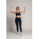 Legging Kimy bleu navy Barbell Regiment femme sport