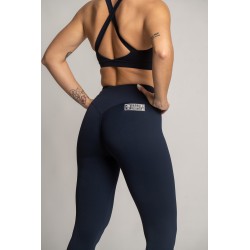 Legging Kimy bleu navy Barbell Regiment femme sport