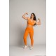 Legging Kimy orange Barbell Regiment femme sport