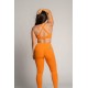 Legging Kimy orange Barbell Regiment femme sport