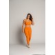 Legging Kimy orange Barbell Regiment femme sport