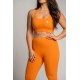 Legging Kimy orange Barbell Regiment femme sport