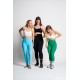 Legging Jenny bleu femme Barbell Regiment taille haute
