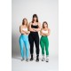 Legging Jenny bleu femme Barbell Regiment taille haute