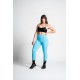 Legging Jenny bleu femme Barbell Regiment taille haute