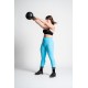 Legging Jenny bleu femme Barbell Regiment taille haute