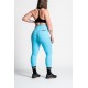 Legging Jenny bleu femme Barbell Regiment taille haute