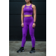 Legging Jenny violet femme Barbell Regiment taille haute