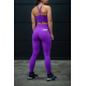 Legging Jenny violet femme Barbell Regiment taille haute